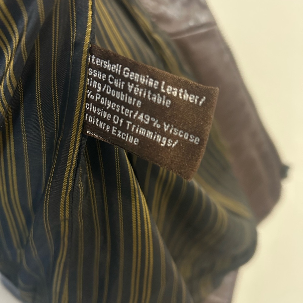 Danier Brown Leather Jacket - Picture 6 of 9